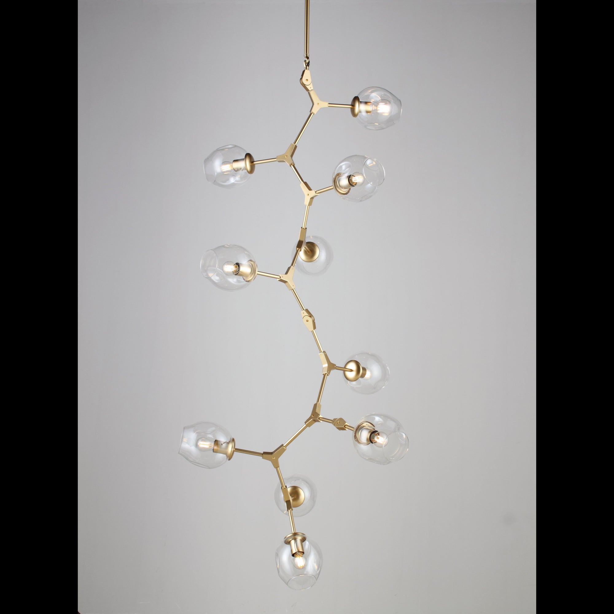 branching bubble chandelier