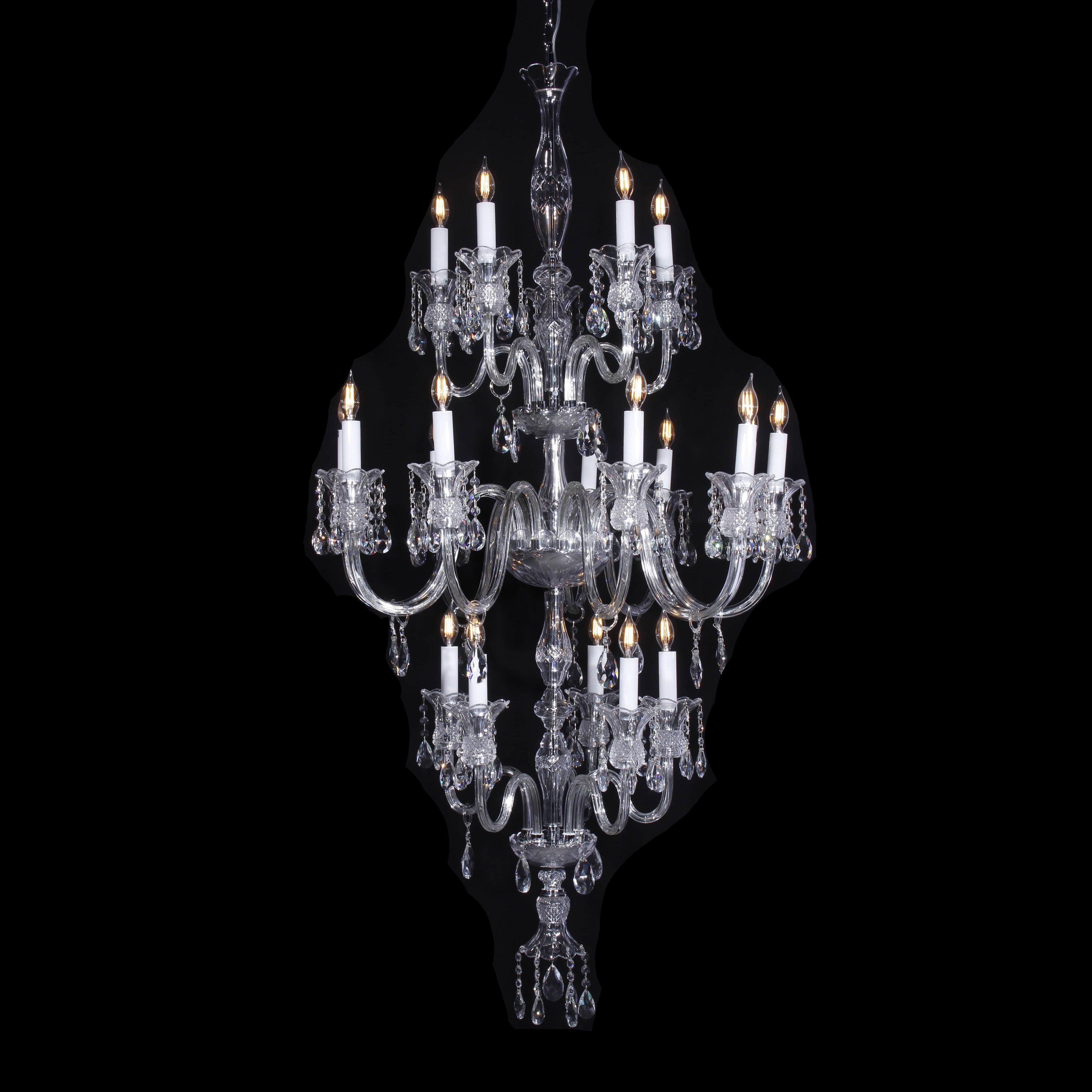 20 light crystal chandelier