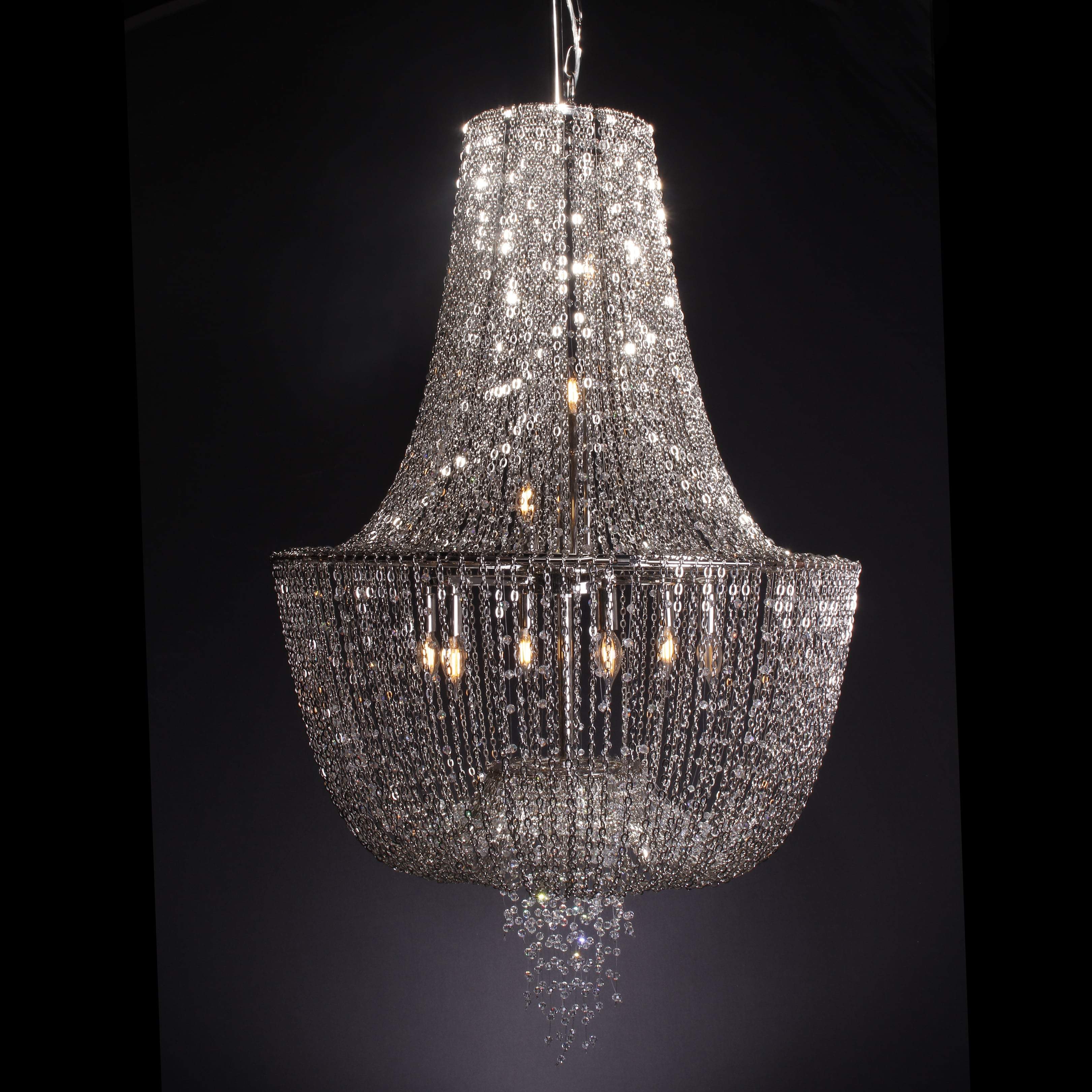 chain crystal chandelier