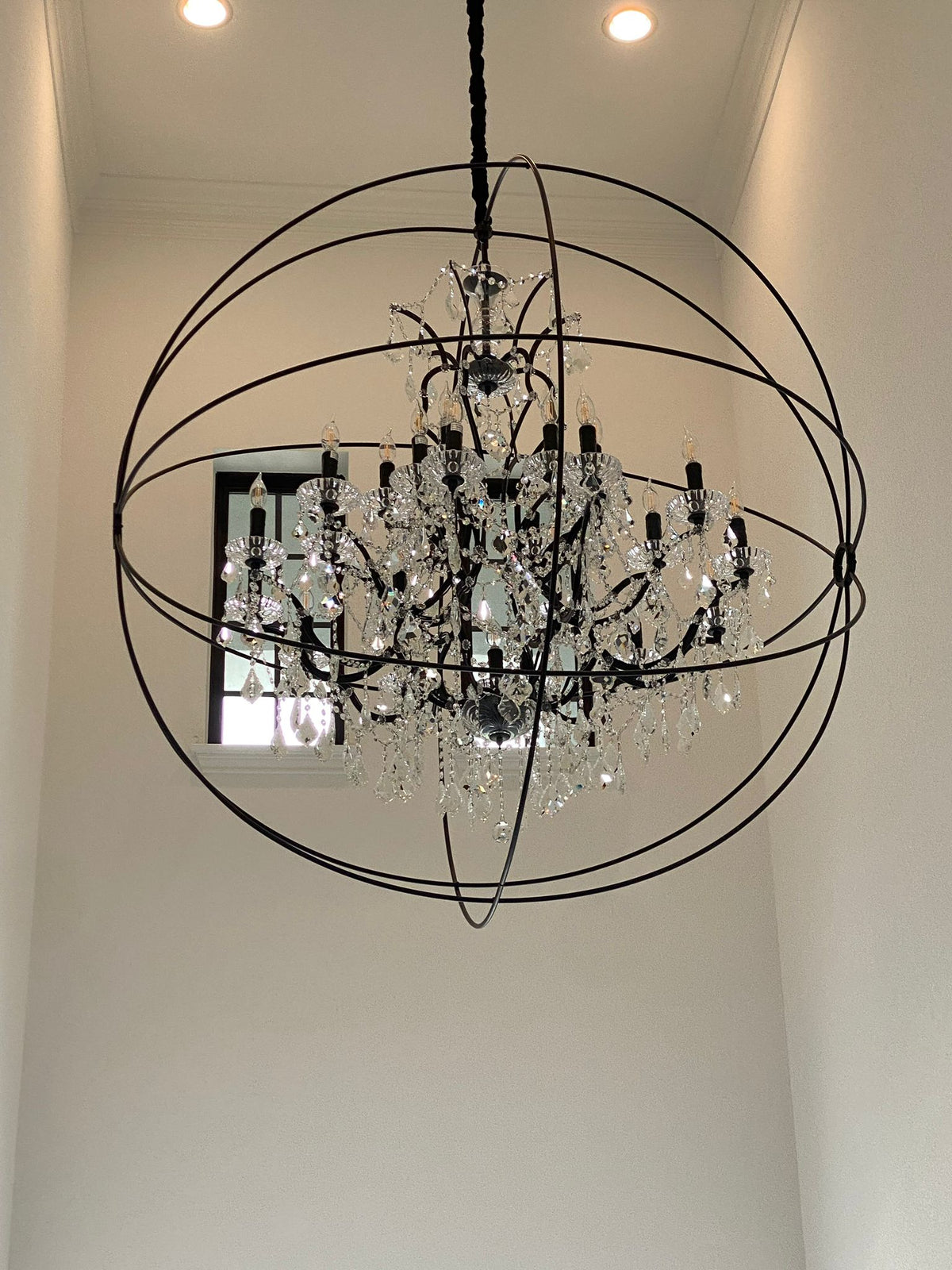 glass rod ceiling light