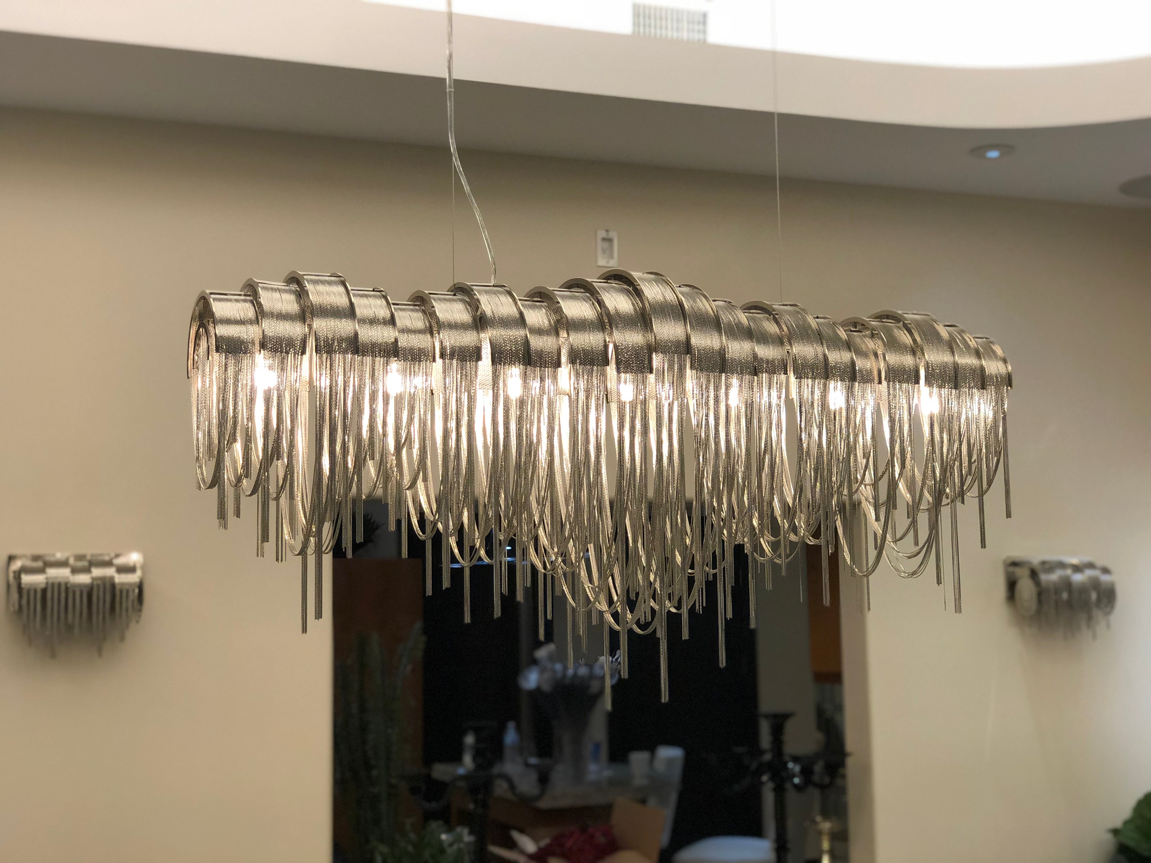 chandelier chain link