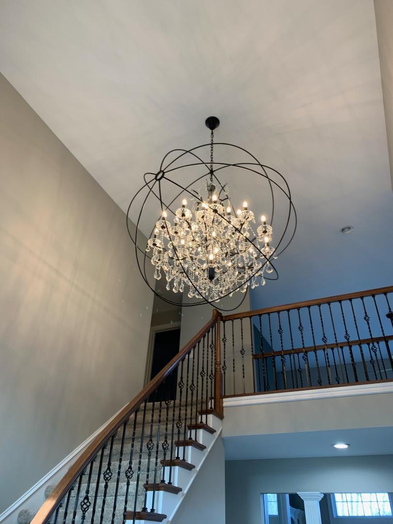 orb chandelier