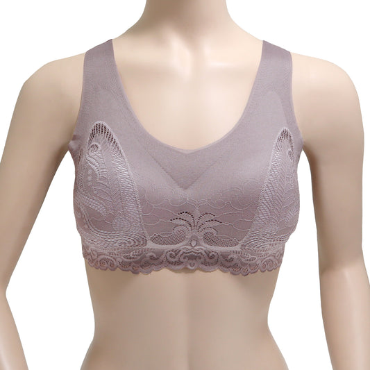 Angelina Wire-Free Microfiber Laser Cut Bralette (6-Pack), B128_S at   Women's Clothing store