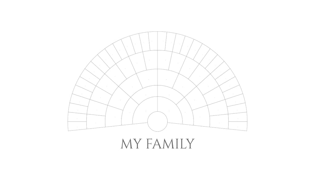 blank family pedigree chart