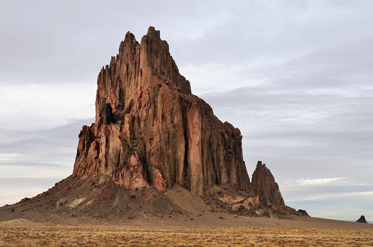 Shiprock - the Core of An Eroded Volcano