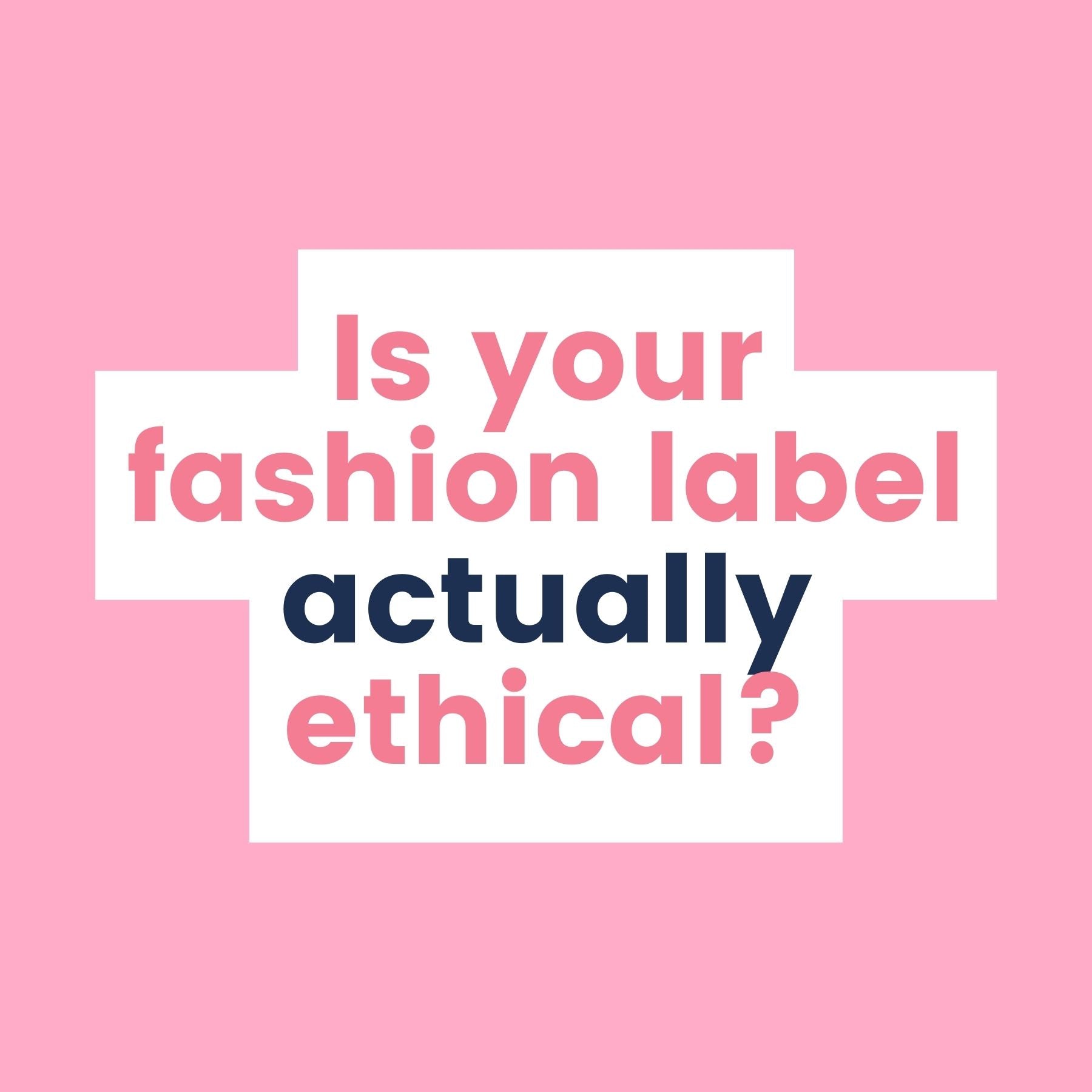 April is Fashion Revolution month and we're delving into all things ethics inside the Slow Fashion Circle