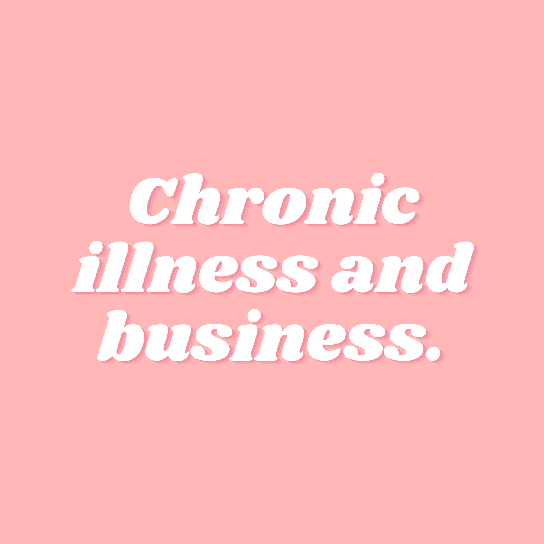 Danielle Abery-Miller shares what it's like running an ethical, sustainable and slow fashion business with a chronic illness.