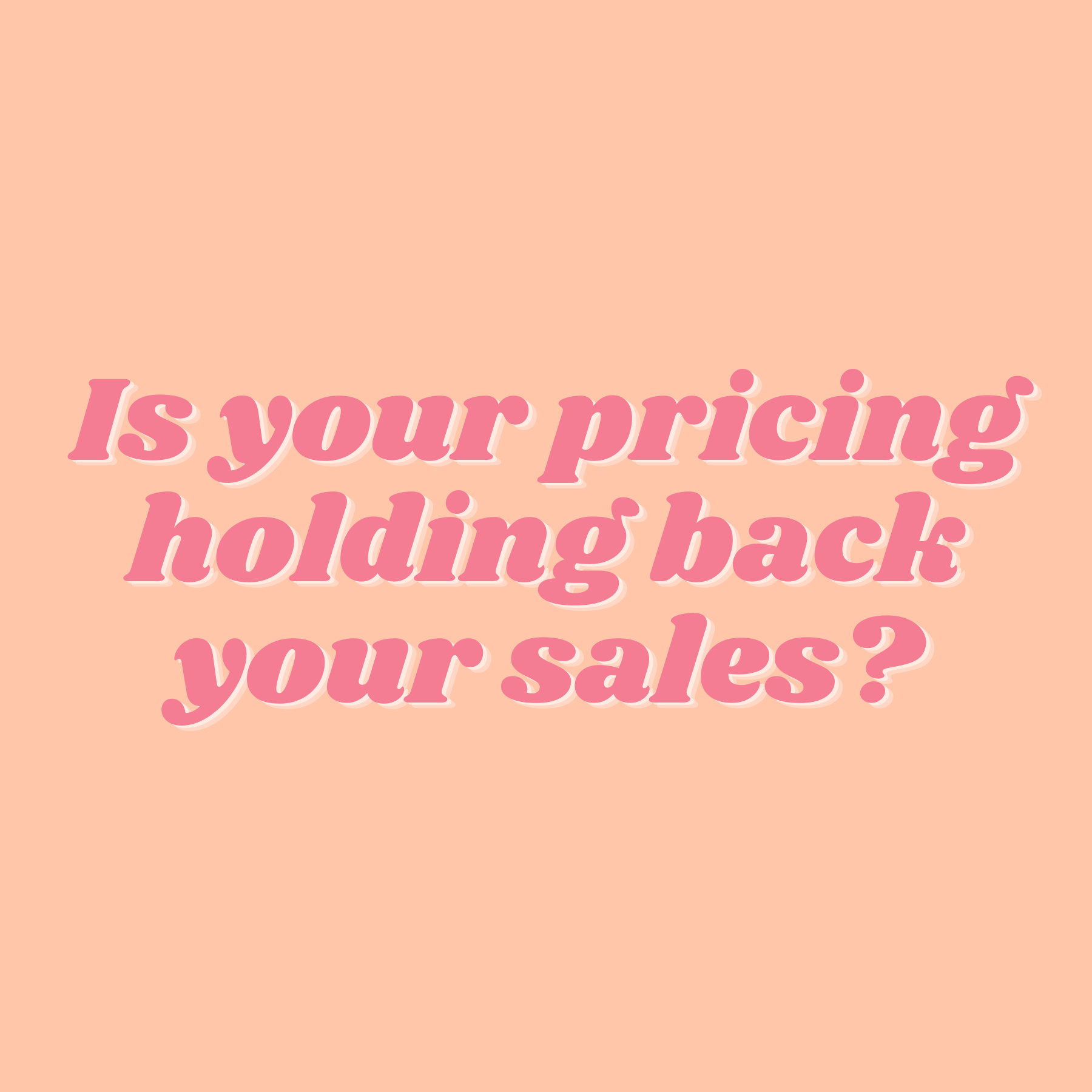 Pricing. It's a hot topic, especially in the ethical and sustainable fashion world. When you can buy a $4 fast fashion dress online, it can be tricky explaining to a customer why your ethical and sustainable dress is $400.  The thing is, your price point is not a barrier to sales and it's not the price tag holding back your sales. It’s your strategy.  Yes, market positioning matters and there's definitely a little science behind pricing and value perception, but ultimately, selling isn’t about the price point.  I can sell a $40 standard white t-shirt with my strategy. I can sell a $800 luxury linen dress with the same strategy. I can sell a $2000 leather jacket with the SAME strategy - because the price point doesn’t matter.  The price you're selling your ethical and sustainable products for doesn’t matter, but how you sell them, does.  If Nike can sell a $28,000 pair of sneakers, you can sell your slow fashion.  If Gucci can sell an $1,800 pair of hideous slippers intended never to leave the house, you can sell your slow fashion.  If Cartier can sell a $5,500 ring that looks like a studded dog collar, you can sell your slow fashion.  But if your products aren't selling - it's got nothing to do with the amount on your price tag. It’s about how you connect with people and how you educate them on value.  If you’re struggling to sell your ethical, sustainable, circular or slow fashion range, use my strategy. I made half a million dollars in a few short years with my methods and none of them involved paying for ads or boosting posts.  Using this strategy also made me feel calmer about running my business, I was less stressed, and I was clearer on what I had to do - which meant I loved running my business a whole lot more too.   Book a free strategy session to chat about my strategy and let me help you overcome your barriers to selling so you can increase your impact and change the world through your fashion business. Claire x