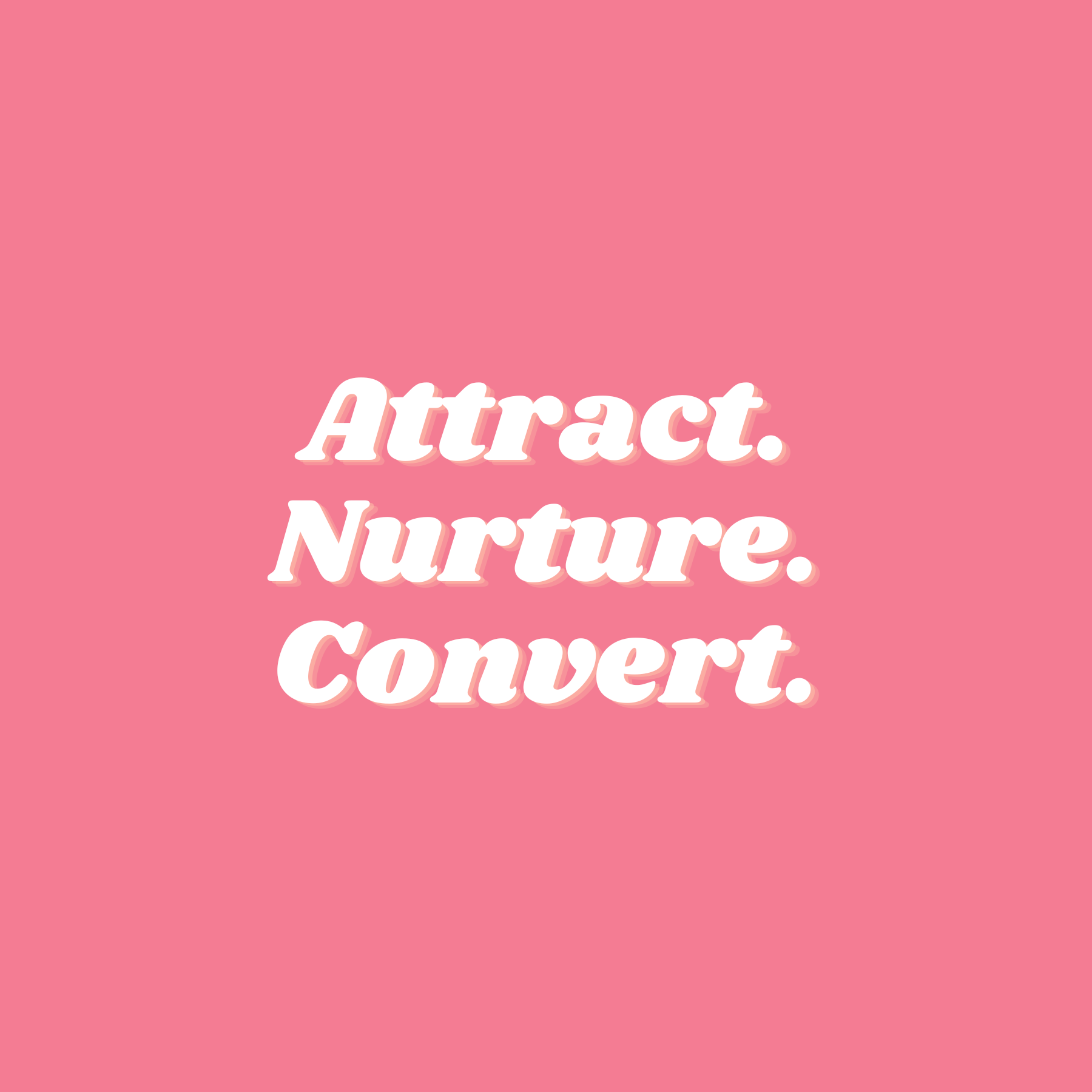 The simple maths of making sales in your slow fashion business is attract, nurture and convert The Fashion Advocate sustainable fashion marketing