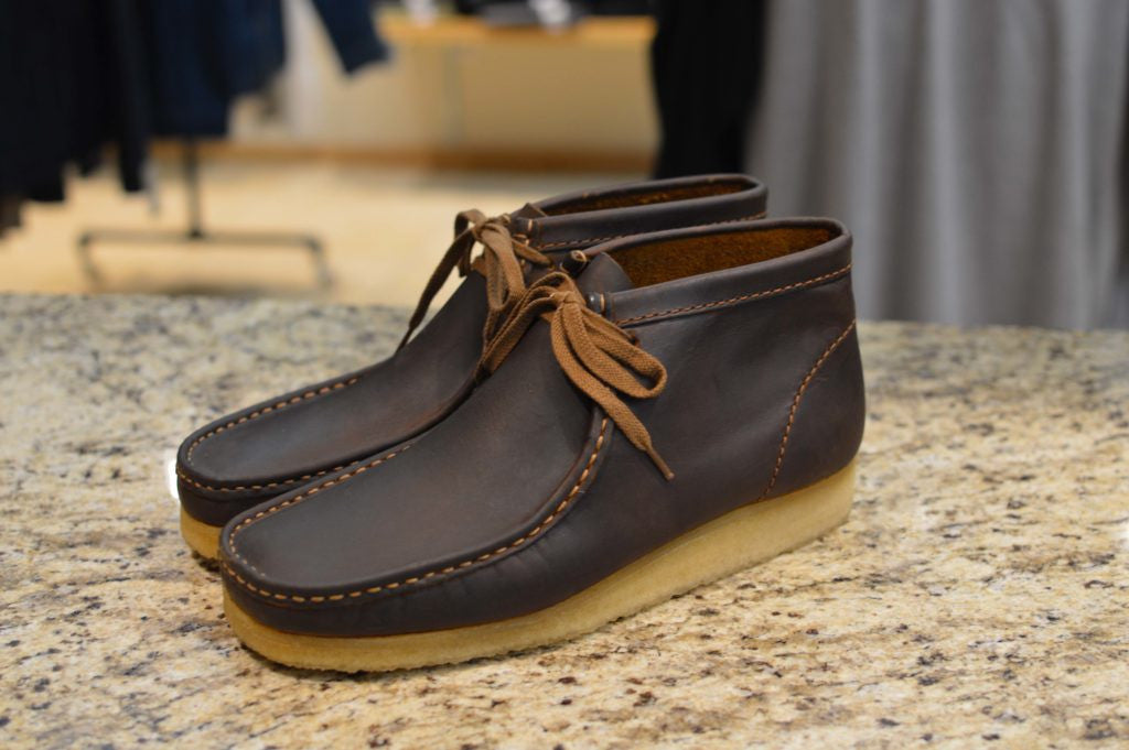 clarks wallabees beeswax boot