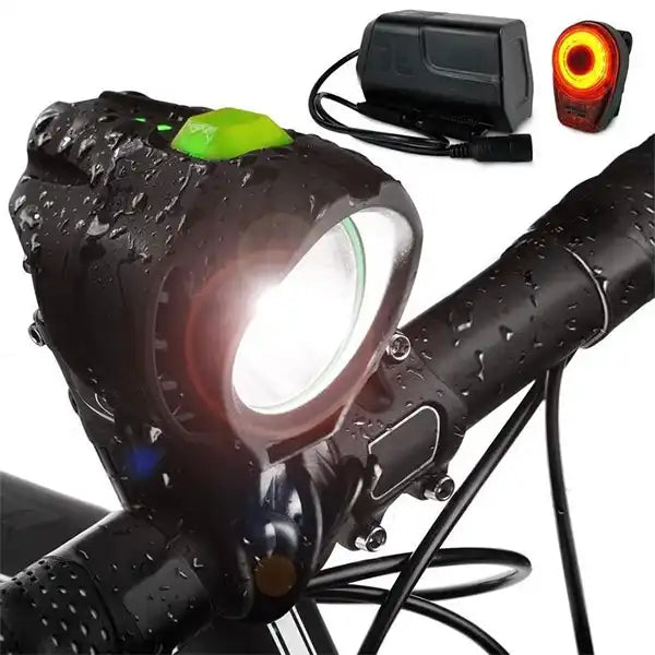 1800 Lumens Stamina Rechargeable Bicycle Light Set – Bright Products