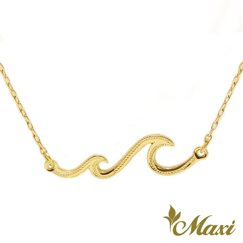 14K Gold] 3Tone Large Tube Pendant Top with Diamond *Made-to-order