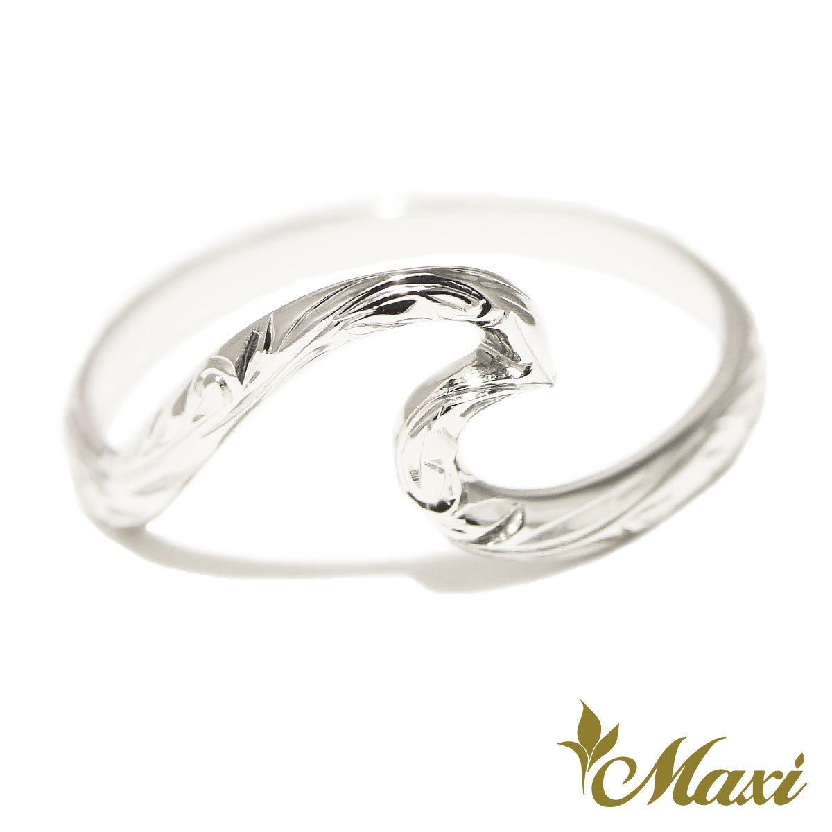 Silver 925] Large Nalu Wave Ring [Made to Order] (KR0039) – Maxi