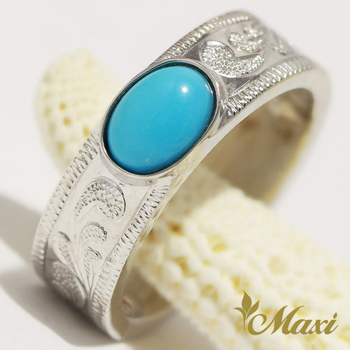 14K Gold] 3mm Turquoise Ring *Made to Order* TRDSP 14金 ターコイズ