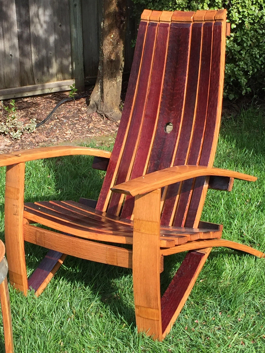Winefrill - Wine Barrel Adirondack Chair