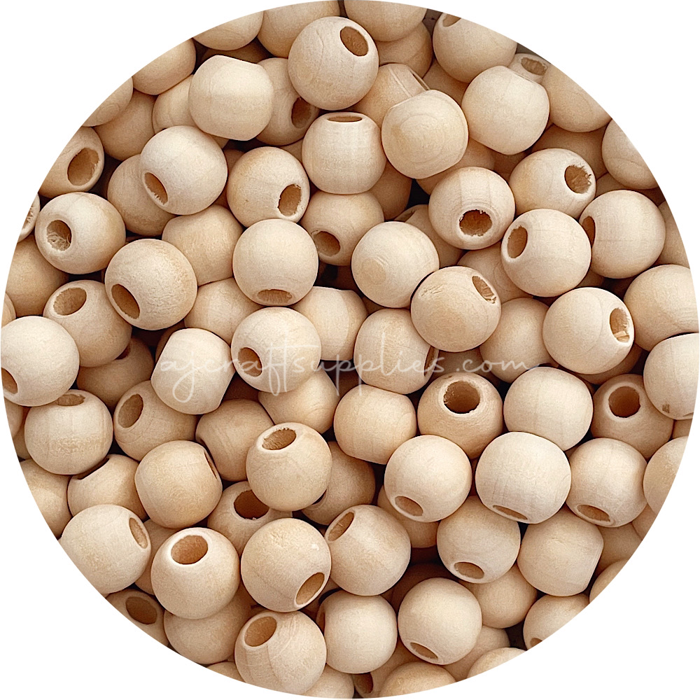 Buy Worldity Natural Wooden Beads, 20mm Wood Beads Macrame Beads with Large  Holes, Wooden Beads Bulk for DIY Crafts Farmhouse Decoration(100 PCS)  Online at desertcartOMAN