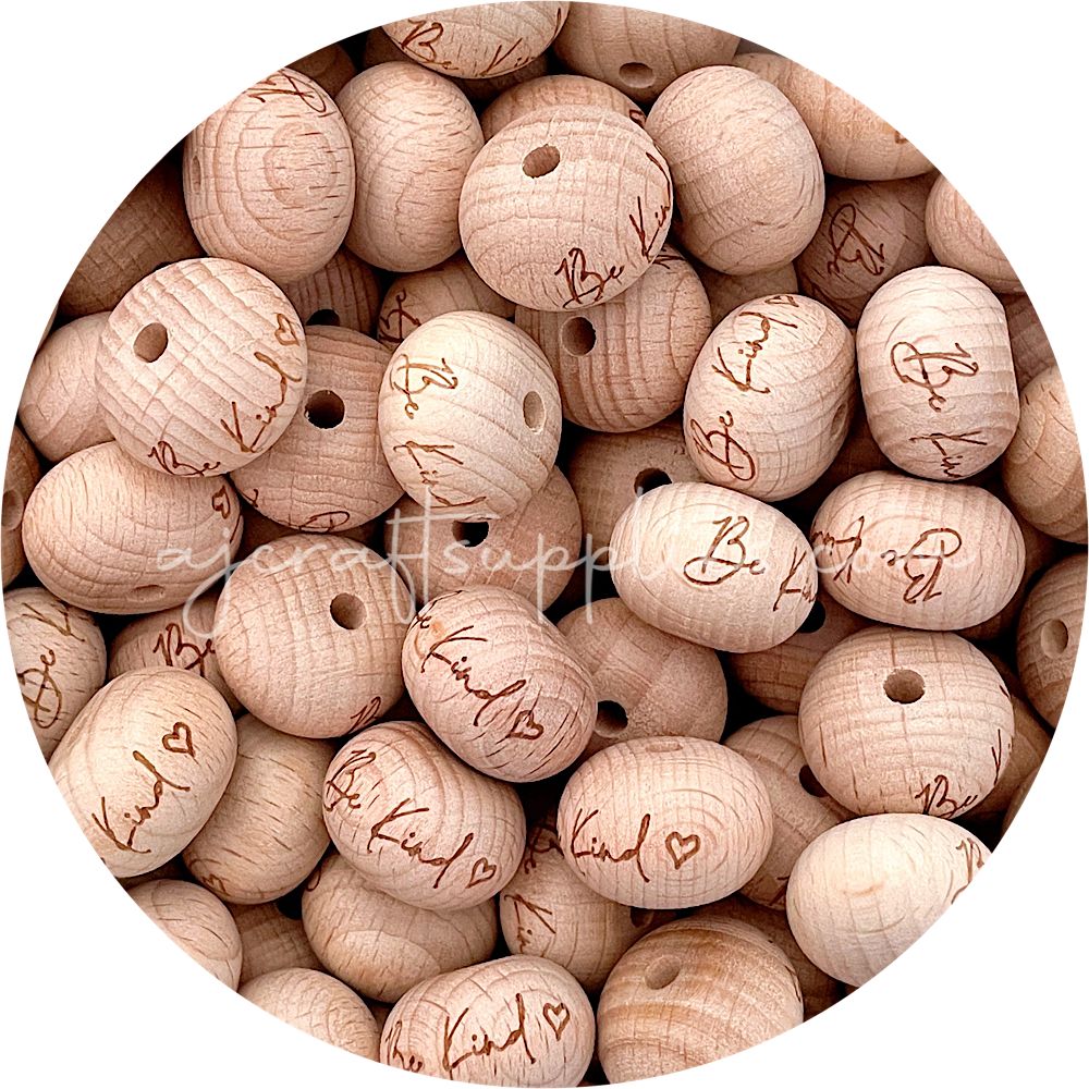 26pcs Alphabet A~Z Beech Wood Beads 🌳🔠 – RainbowShop for Craft