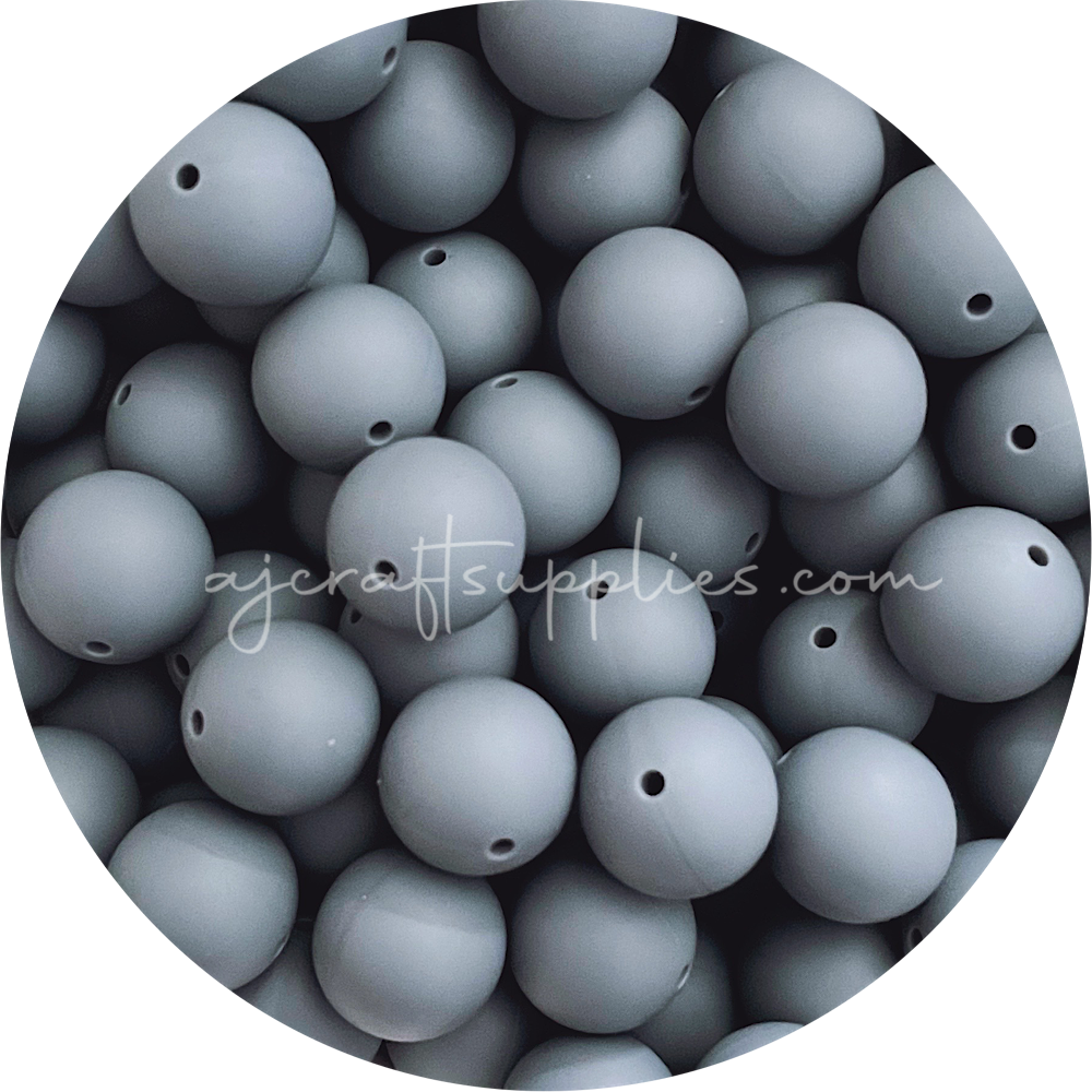 Bright Sky 19mm Silicone Beads - 5 pk.
