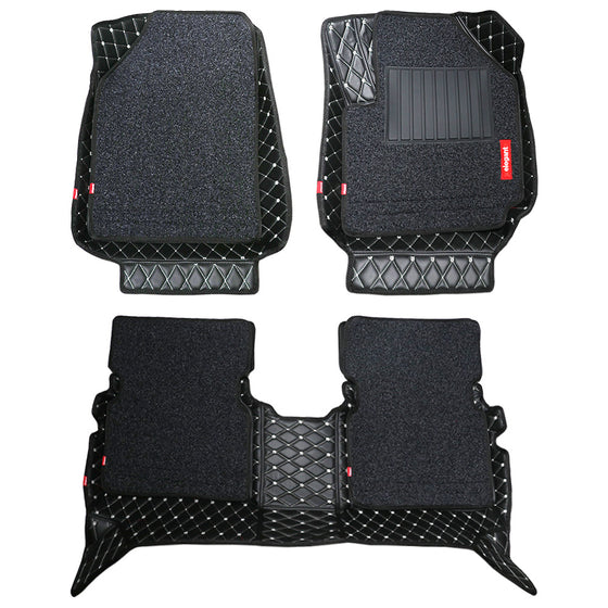 Grass Car Floor Mat Tan and Brown For Maruti Brezza