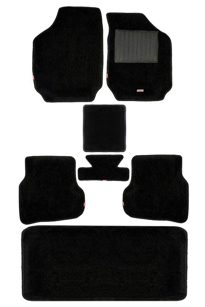 Carpet 3d Car Floor Mat Black Set Of 7 Elegant Auto Retail