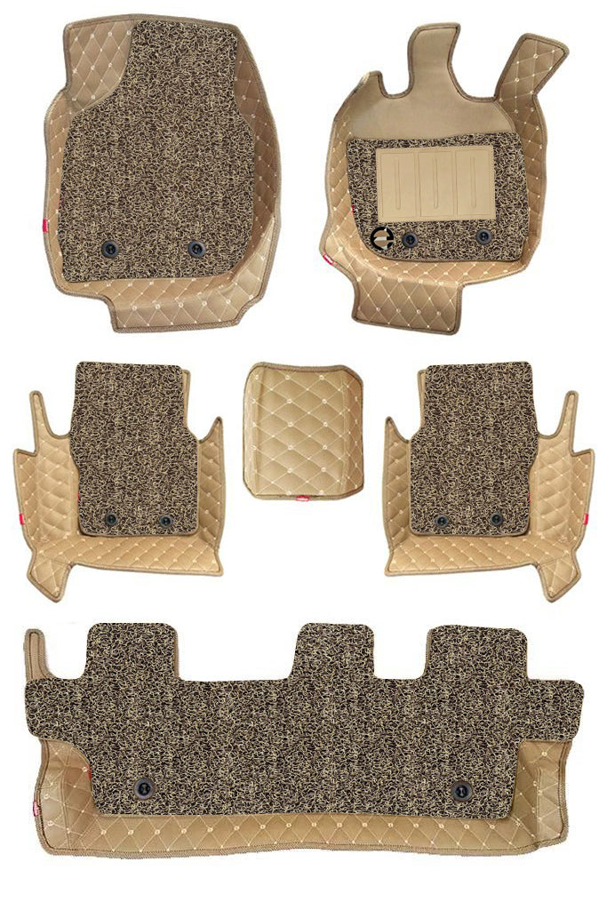 7d Car Floor Mat Beige Set Of 6 Elegant Auto Retail India S