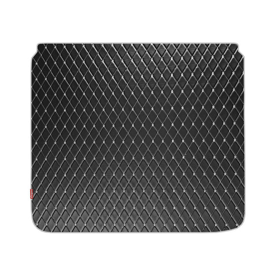 Luxury Leatherette Car Dicky Mat Black & White – Elegant Auto Retail