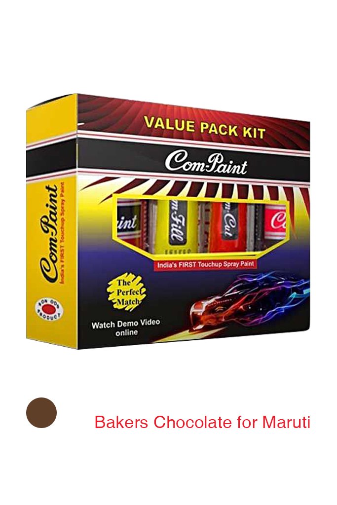 Com Paint Value Pack Kit Bakers Chocolate For Maruti Cars