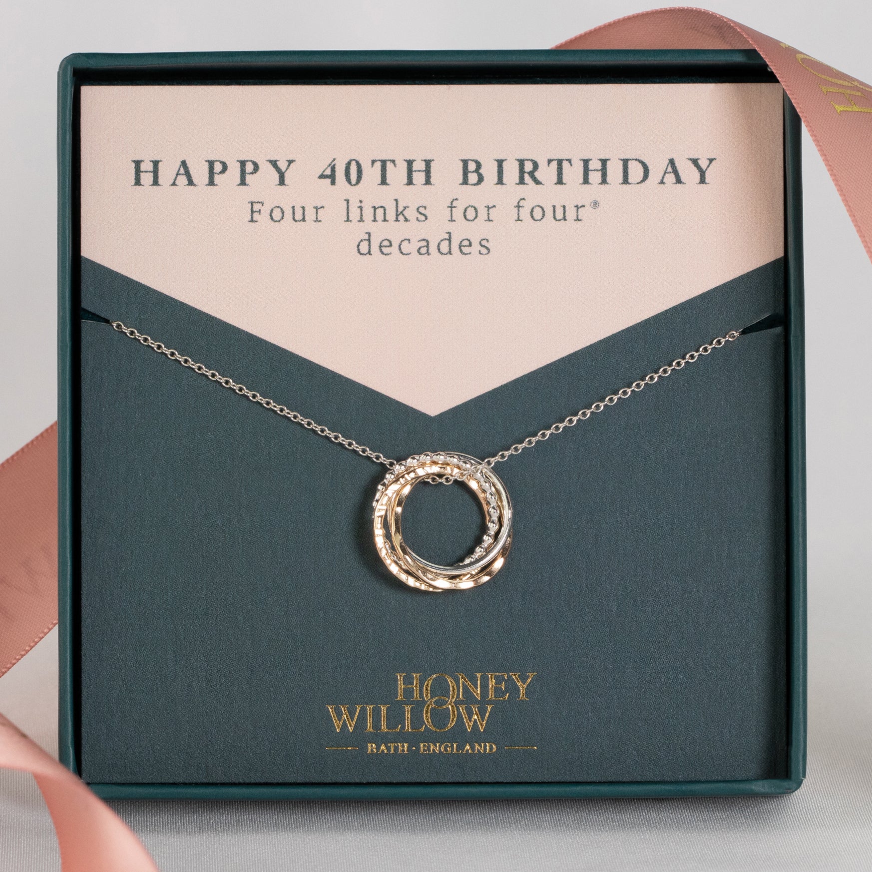 40th Birthday Necklace,Love Dancing Necklace,Forty Birthday Gift,Wife 40th  Birth | eBay