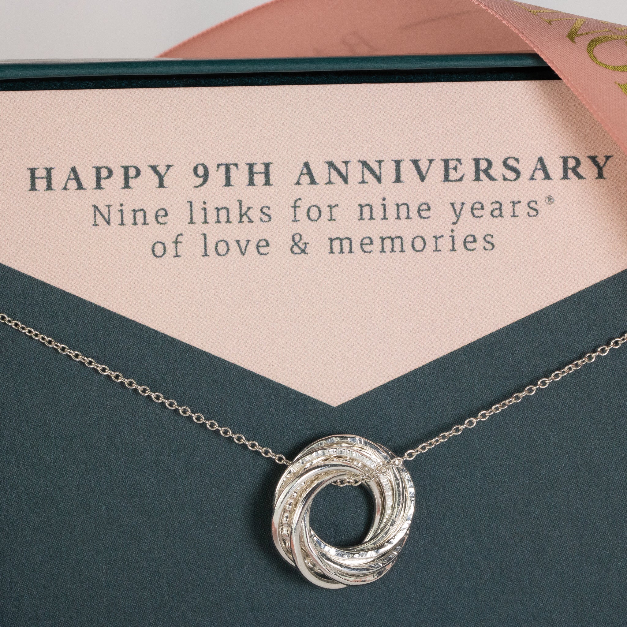 Anavia Happy Anniversary Gift Necklace,Wedding Anniversary Gift for  Wife,Express Love Card Jewelry Gift-[Rose Gold Infinity Double Ring,  Blue-Purple Gift Card] - Walmart.com