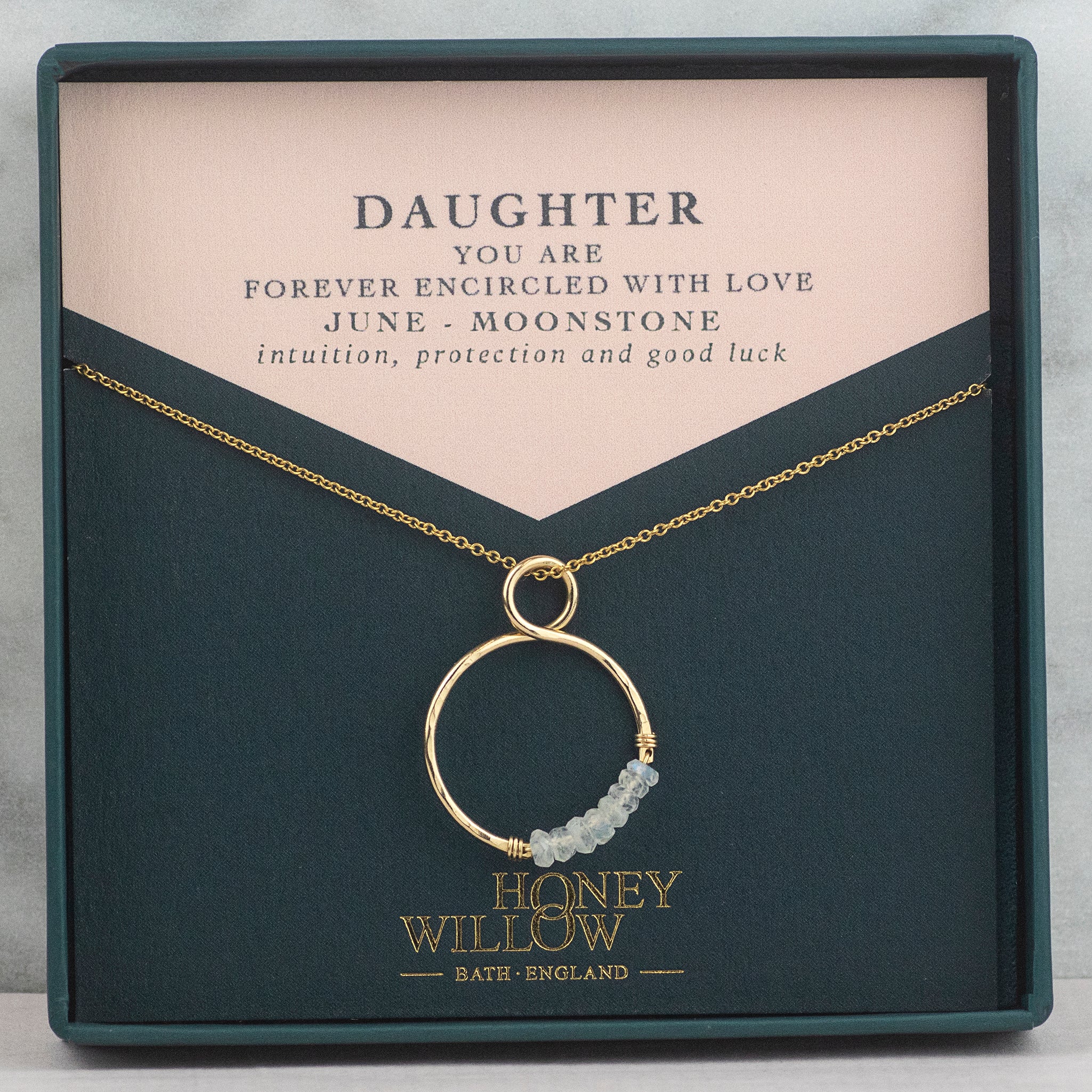 Mother Daughter Necklace - Two Gold Infinity Double Circles, Mothers Day  Jewelry Birthday Gift with Gift Box and Box [Gold Infinity Rings,  No-Personalized Card] - Walmart.com