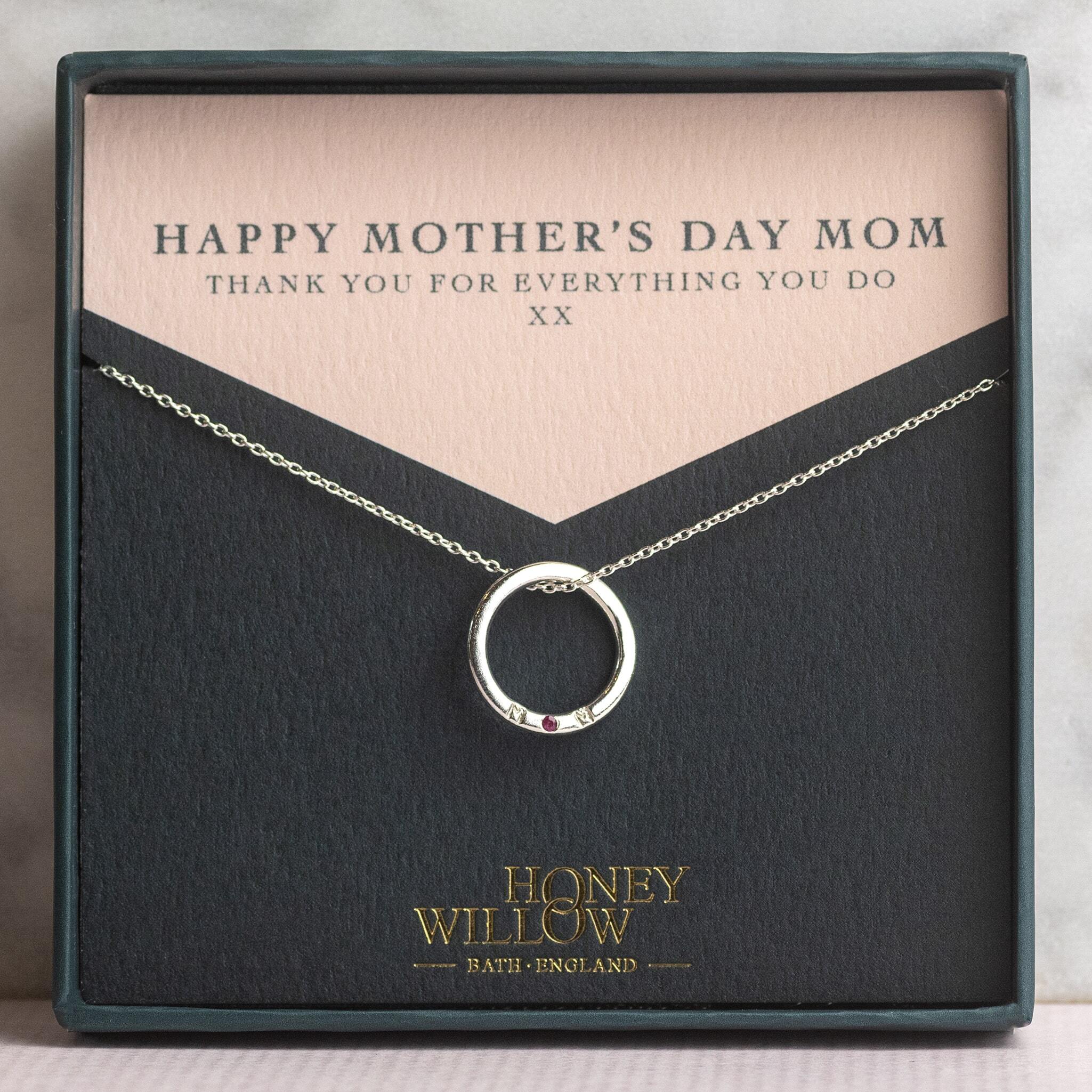 Personalized Family Tree Birthstone Necklace — Bogart's Jewellers