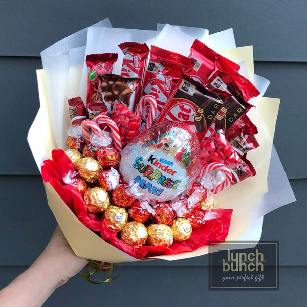 "Red Flames" Kit Kat Chocolate Bouquet confectionery chocolate bouquet order online