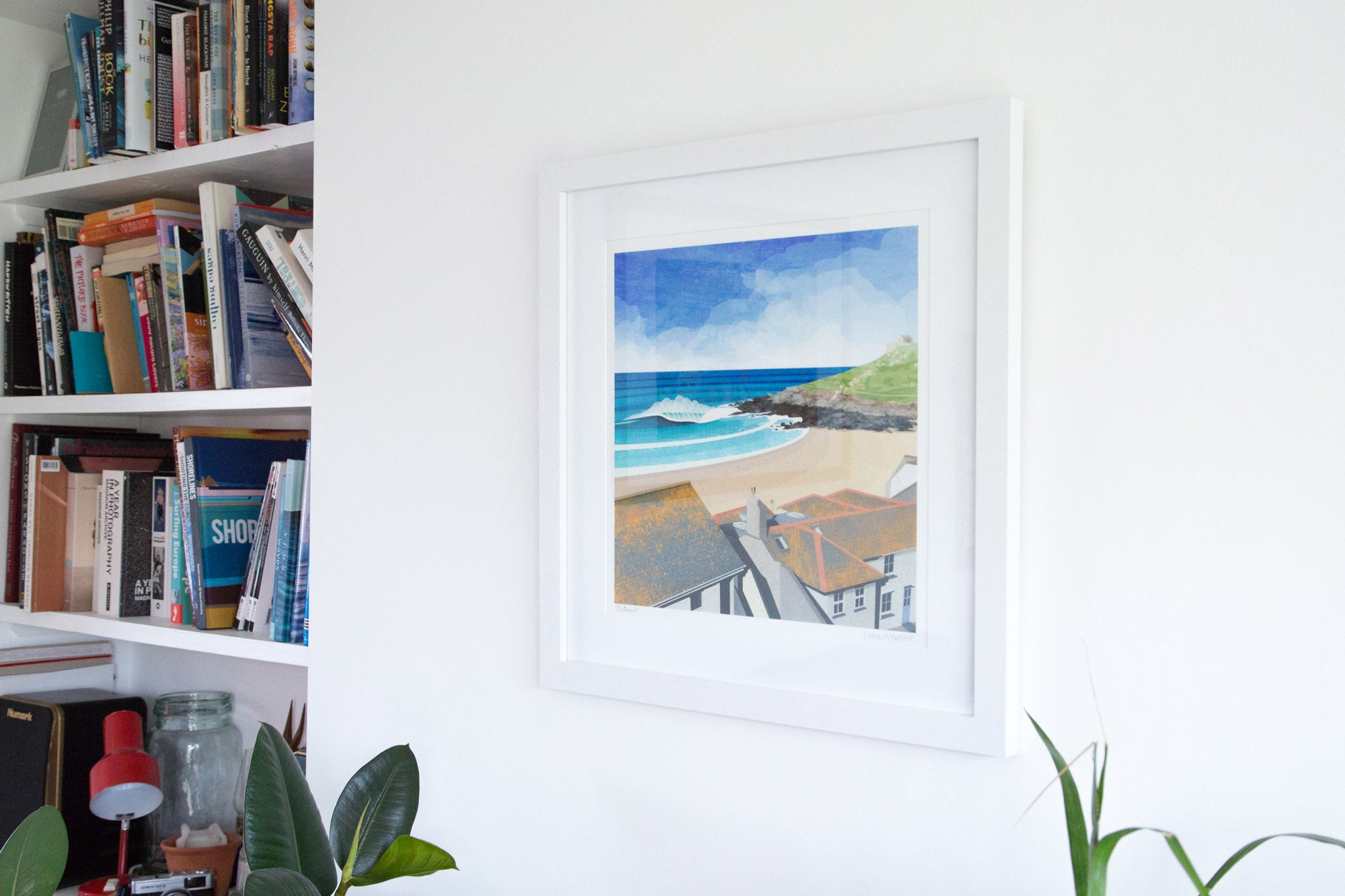 Porthmeor, St Ives, Cornwall. Prints by Laurie McCall