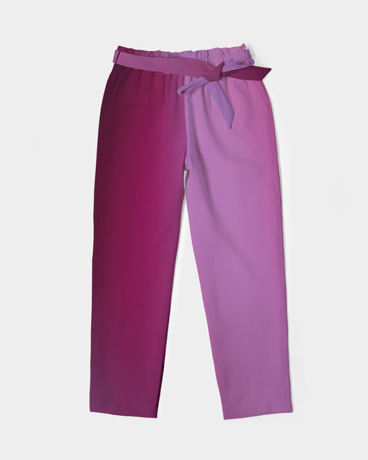 Women's Tapered Pants - Plum Fade - Digital Rawness