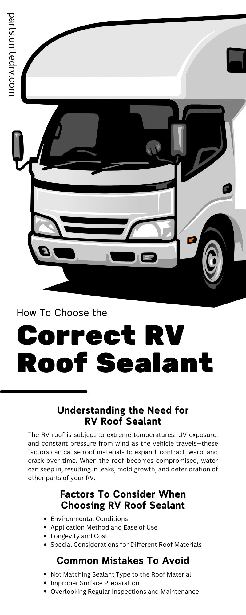 How To Choose the Correct RV Roof Sealant