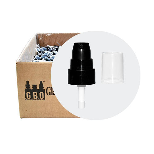 Black Treatment Pump (Smooth) (20-400) (1 oz.) (Dosage: .25 ml) (V15)