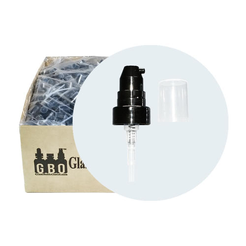 Black Treatment Pump (Smooth) (22-400) (4 oz.) (Dosage: .4 ml) (V20)