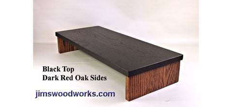 Two Tone - Dark Red Oak Sides