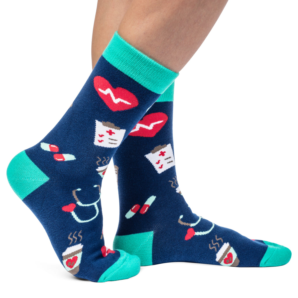 Lavley | Nurse Socks | Fun Novelty Socks For Men & Women