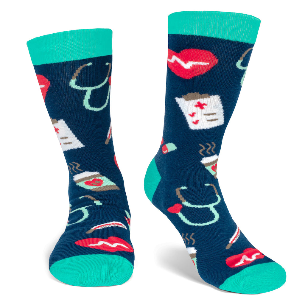 Lavley | Nurse Socks | Fun Novelty Socks For Men & Women