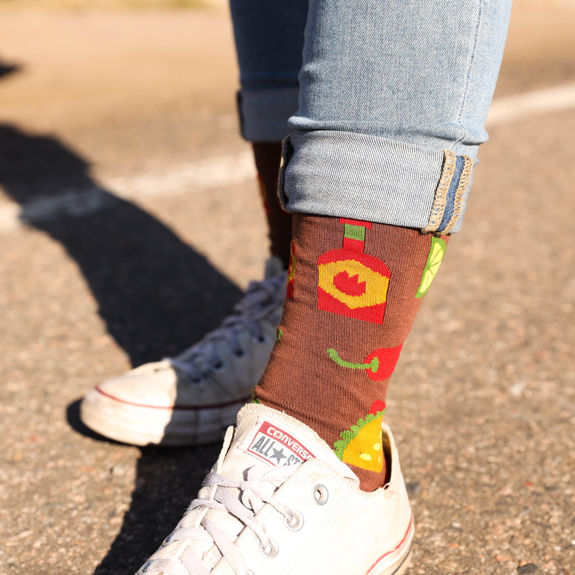 Lavley | Taco Socks | Funny Novelty Socks For Men & Women