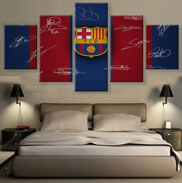 Fc Barcelona Signatures 5 Piece Set