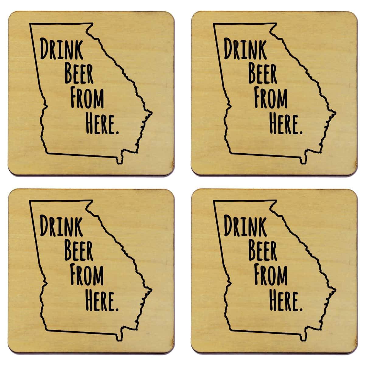 drink beer from here font georgia