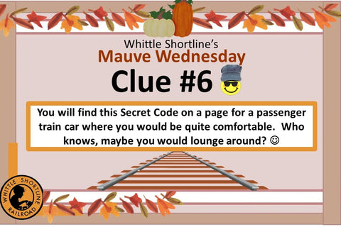 Whittle Shortline Mauve Wednesday Clue 6