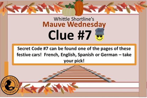 Whittle Shortline Mauve Wednesday Clue 7