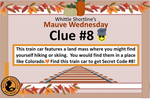 Whittle Shortline Mauve Wednesday Clue 8