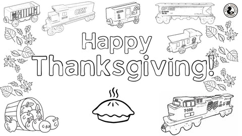 Whittle Shortline Happy Thanksgiving Printable