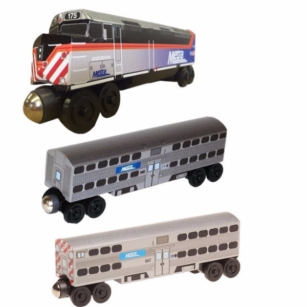 double decker toy train