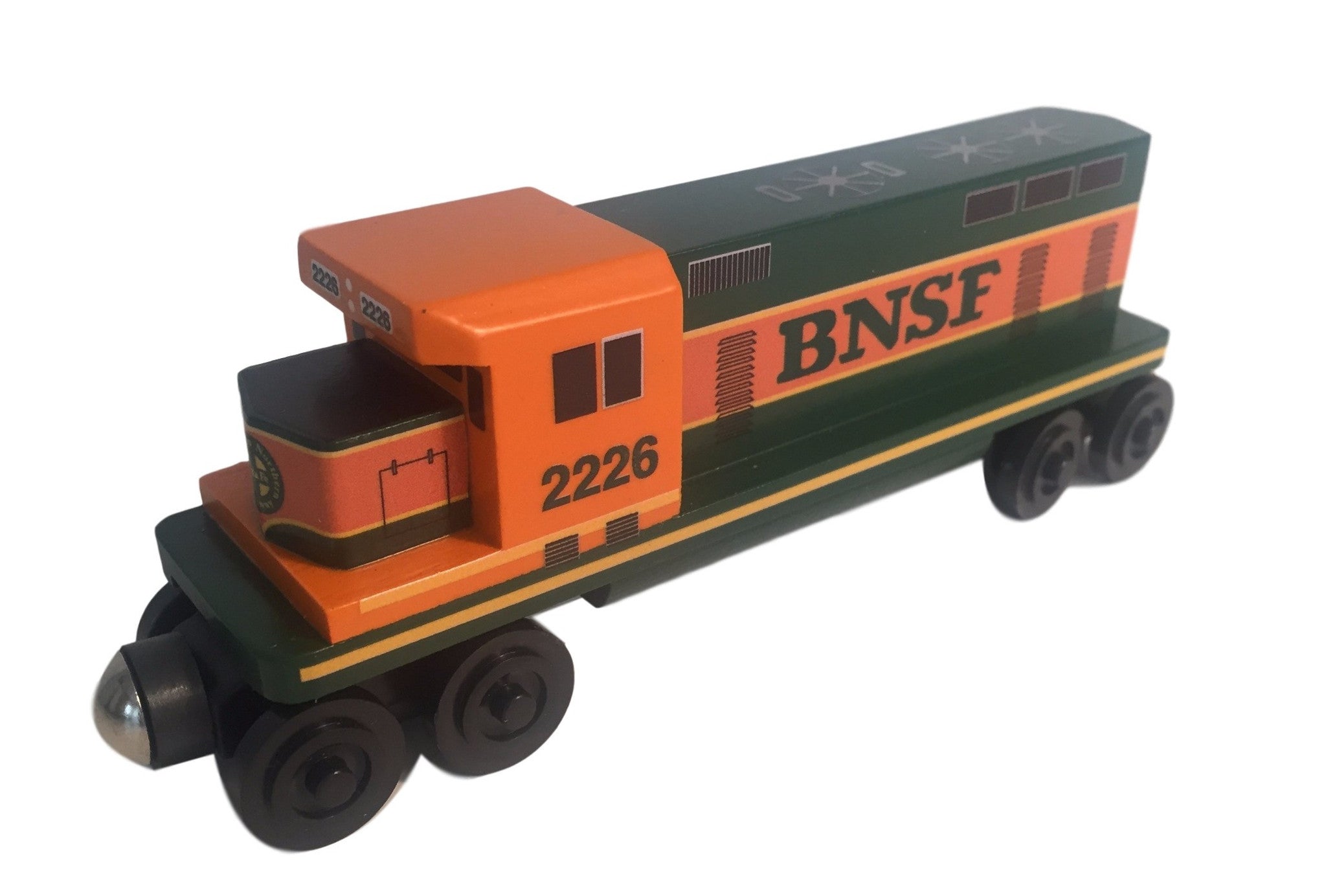 bnsf wooden train set