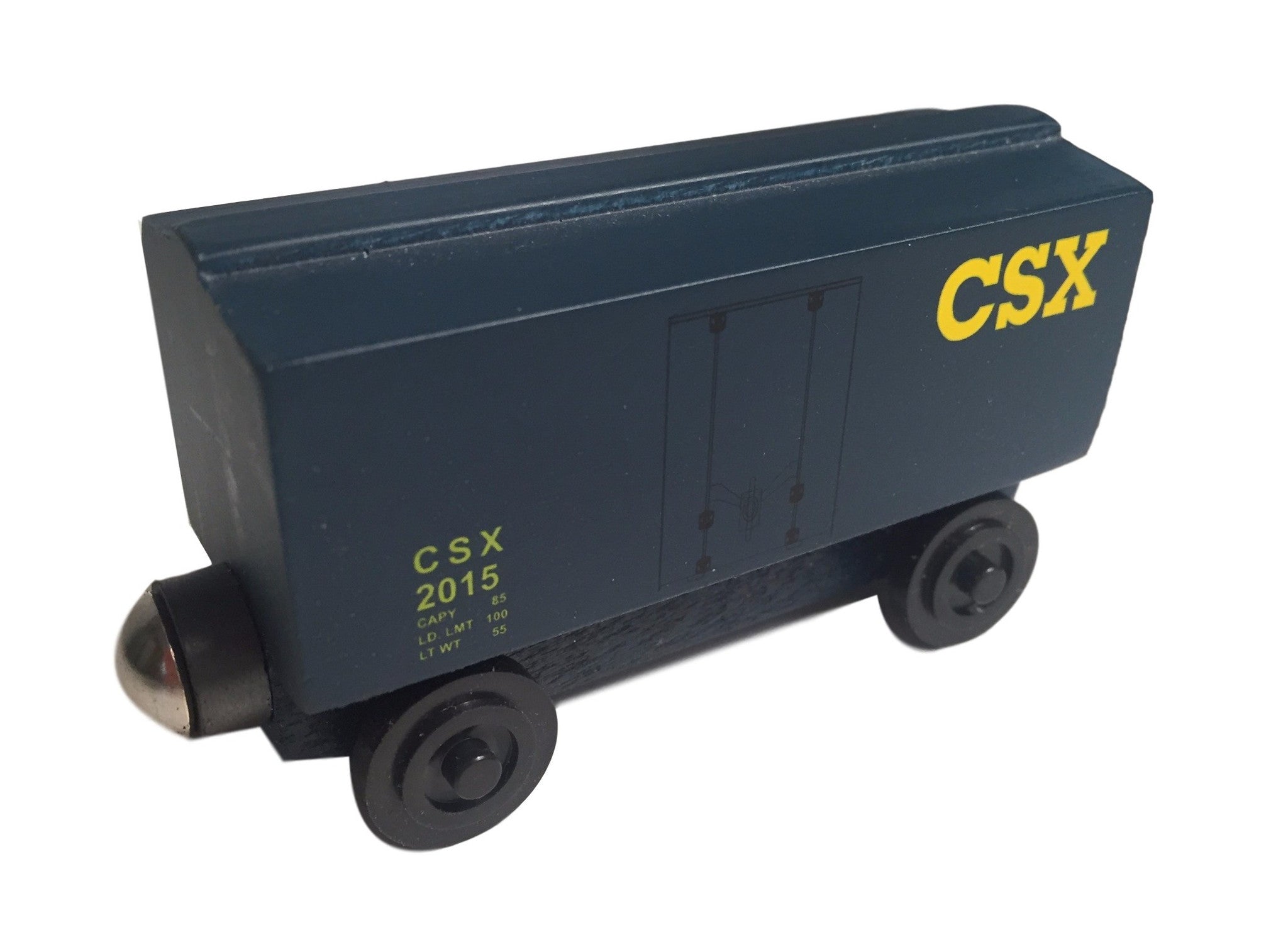csx wooden train